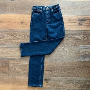 PAIGE Cindy high-rise jeans with raw hem
